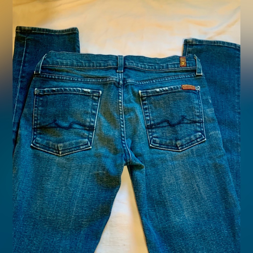 100% Authentic 7 for all mankind size 28 inseam 30 Roxanne